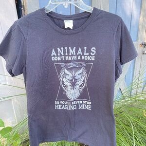 Owl Graphic Tee - Ladies M